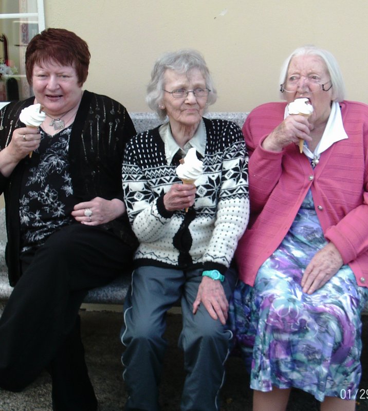 Icecream van visits, one of our many social outings